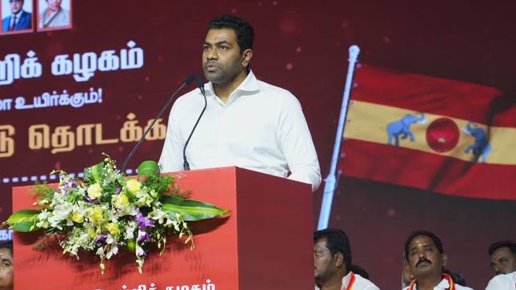 “திமுக - அதிமுக கூட்டணி அறிவிப்பு விரைவில் வெளியாகும்” - அமைச்சர் ஆதவ் அர்ஜுனா பரபரப்பு பேச்சு!