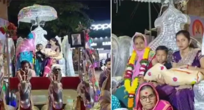 200 ஆண்டுகளுக்குப் பிறகு பிறந்த பெண் குழந்தை: திருவிழா போலக் கொண்டாடியக் குடும்பத்தினர்!