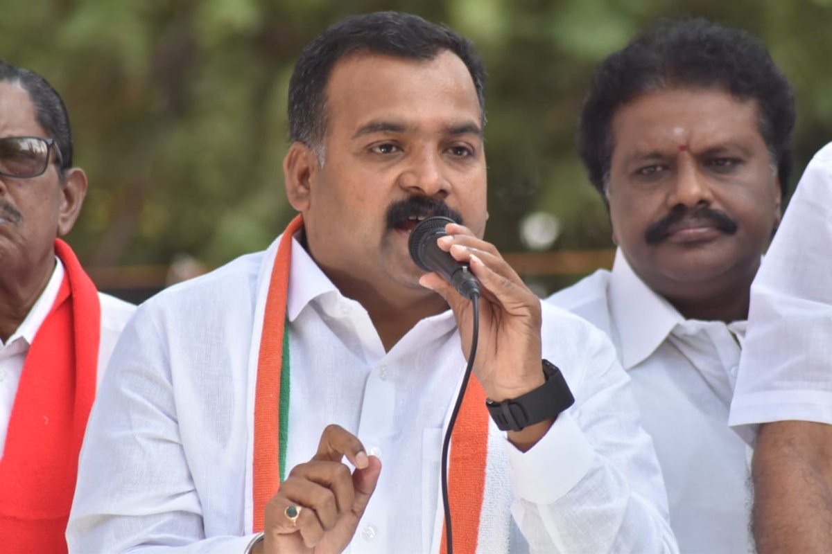 தேர்தல் பொறுப்பிலிருந்து விலகியது ஏன்? மாணிக்கம் தாகூர் எம்.பி. அதிரடி விளக்கம்
