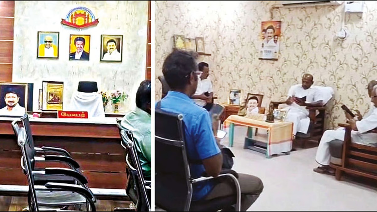 "என்னை உருவாக்கியது திமுக தலைவர்" - முதலமைச்சர் விஜய் படம் அருகே அமர்வதைத் தவிர்க்கும் நெல்லை மேயர்; புதிய அரசியல் சர்ச்சை!