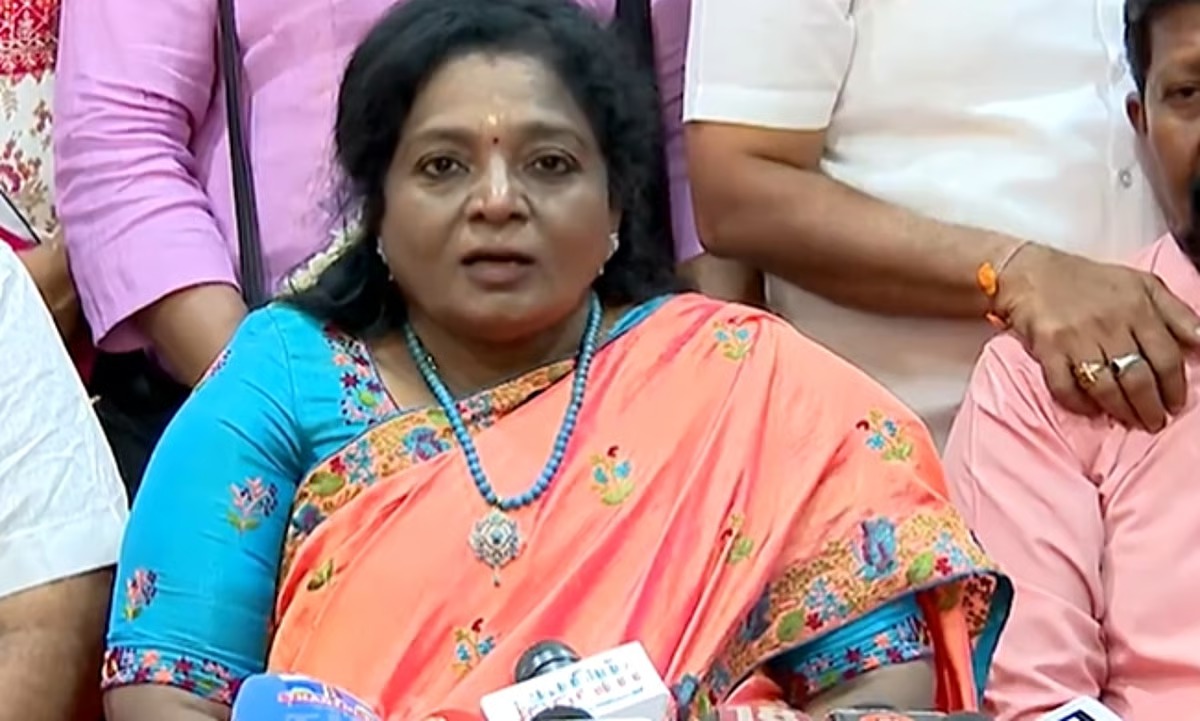 "முதலமைச்சர் மு.க.ஸ்டாலின் பதற்றத்தில் இருக்கிறார்": தமிழிசை சவுந்தரராஜன் விமர்சனம்