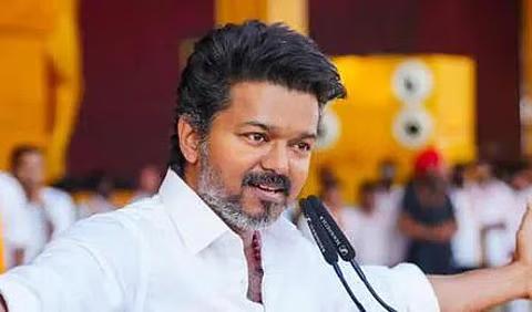 நேரு உள்விளையாட்டு அரங்கில் விஜய்... இன்னும் சில நொடிகளில் பதவியேற்பு விழா!