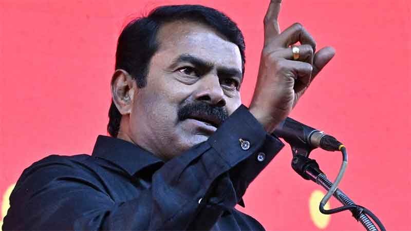 “தவெக அரசின் சிங்கப்பெண்கள் படை என்ன செய்து கொண்டிருக்கிறது?”... சீமான் எழுப்பிய சரமாரி கேள்விகள்!