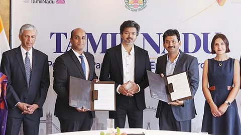 லண்டனில் ரூ.11,000 கோடியில் மாபெரும் முதலீட்டு ஒப்பந்தம்: தமிழக முதல்வர் விஜய் முன்னிலையில் கையெழுத்து!
