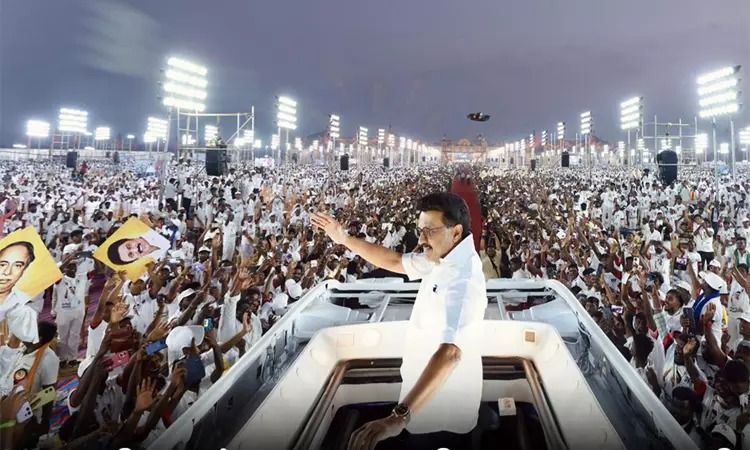 "எதிரிகளுக்கும் உதிரிகளுக்கும் உதறல் கொடுக்கும்": மு.க.ஸ்டாலின் சூளுரை!