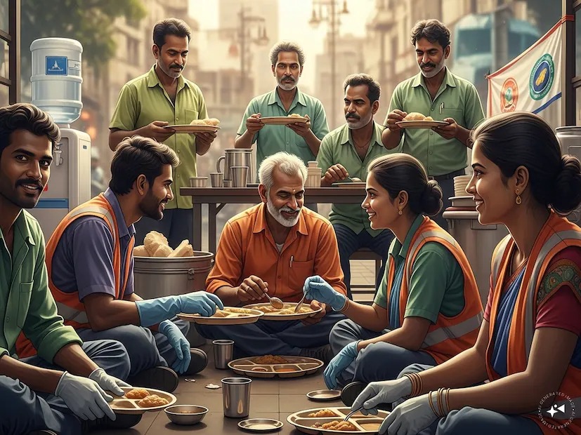 தூய்மைப் பணியாளர்களுக்கு மூன்று வேளையும் இலவச உணவு: சென்னை மாநகராட்சியில் புதிய திட்டம் - அரசாணை வெளியிட்ட தமிழக அரசு