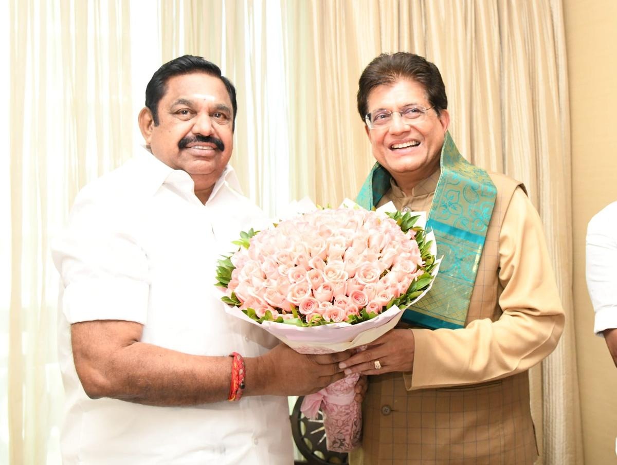 தமிழக பா.ஜ.க. தேர்தல் பொறுப்பாளர் பியூஷ் கோயல்: அ.தி.மு.க. தலைவர்களுடன் முக்கிய ஆலோசனை!