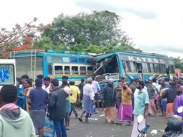 தென்காசி அருகே படுவேகப் பேருந்துகள் மோதல்: ஐந்து பெண்கள் உட்பட ஏழு பேர் உயிரிழப்பு – நடந்தது எப்படி?